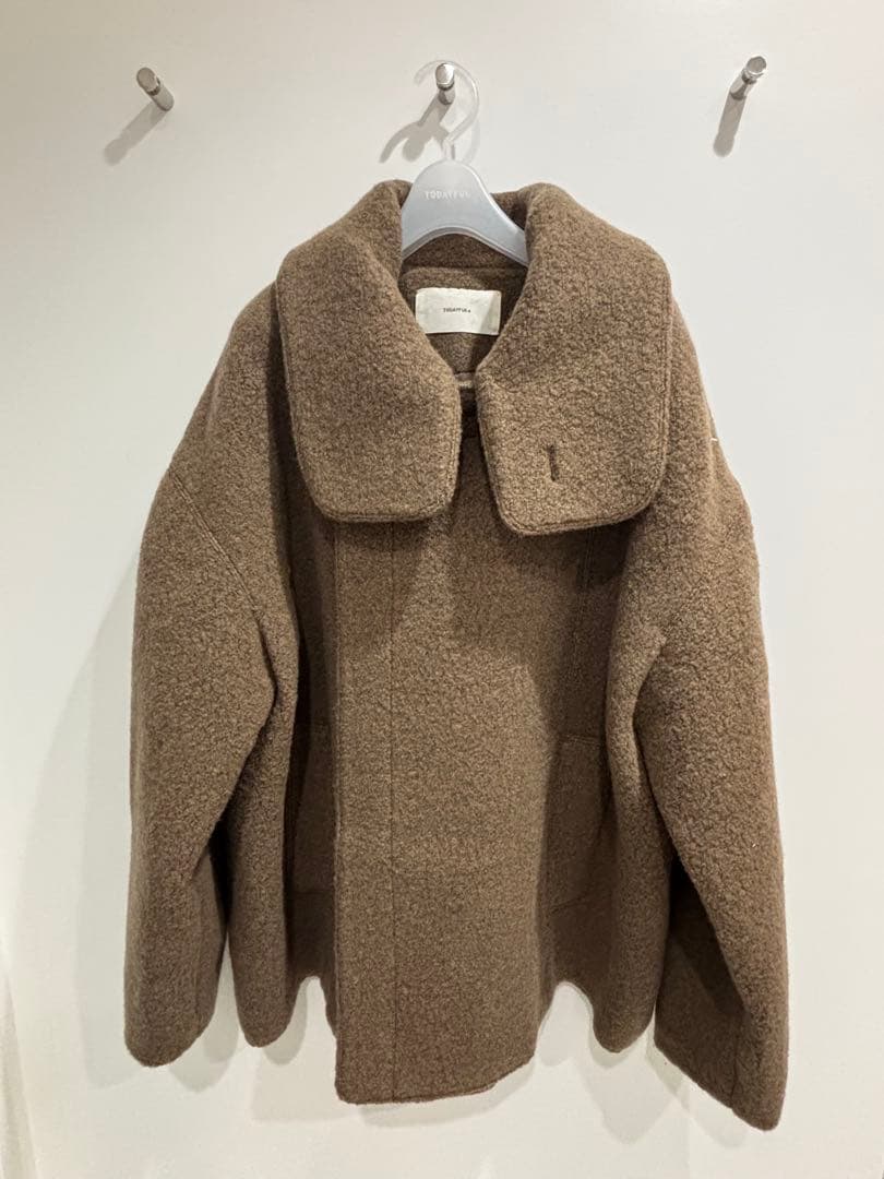 ジャケット・アウター TODAYFUL Standcollar Boucle Jacket 38