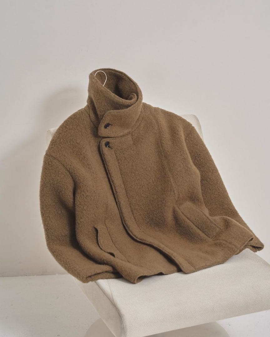 ジャケット・アウター TODAYFUL Standcollar Boucle Jacket 38