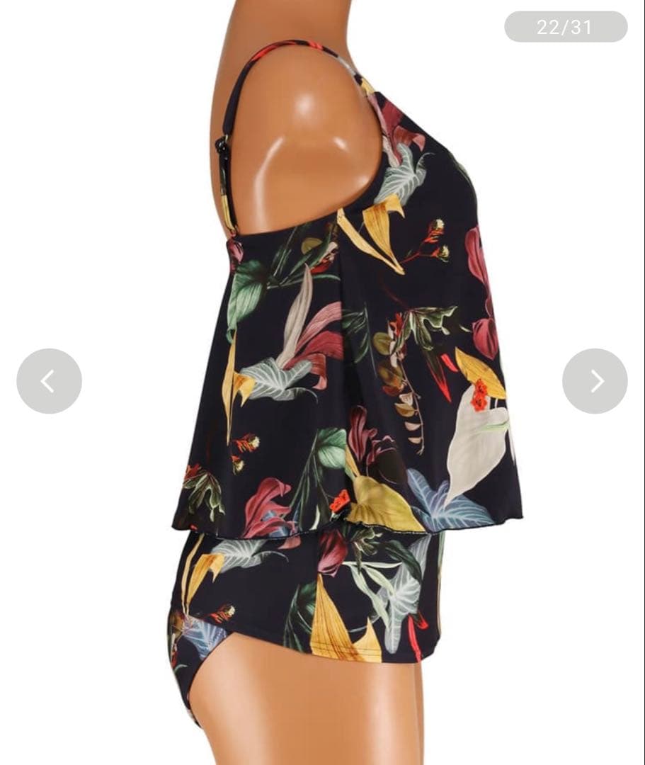 2025年新作新品未使用タンキニセット大人デザインスイムウェア15L水着