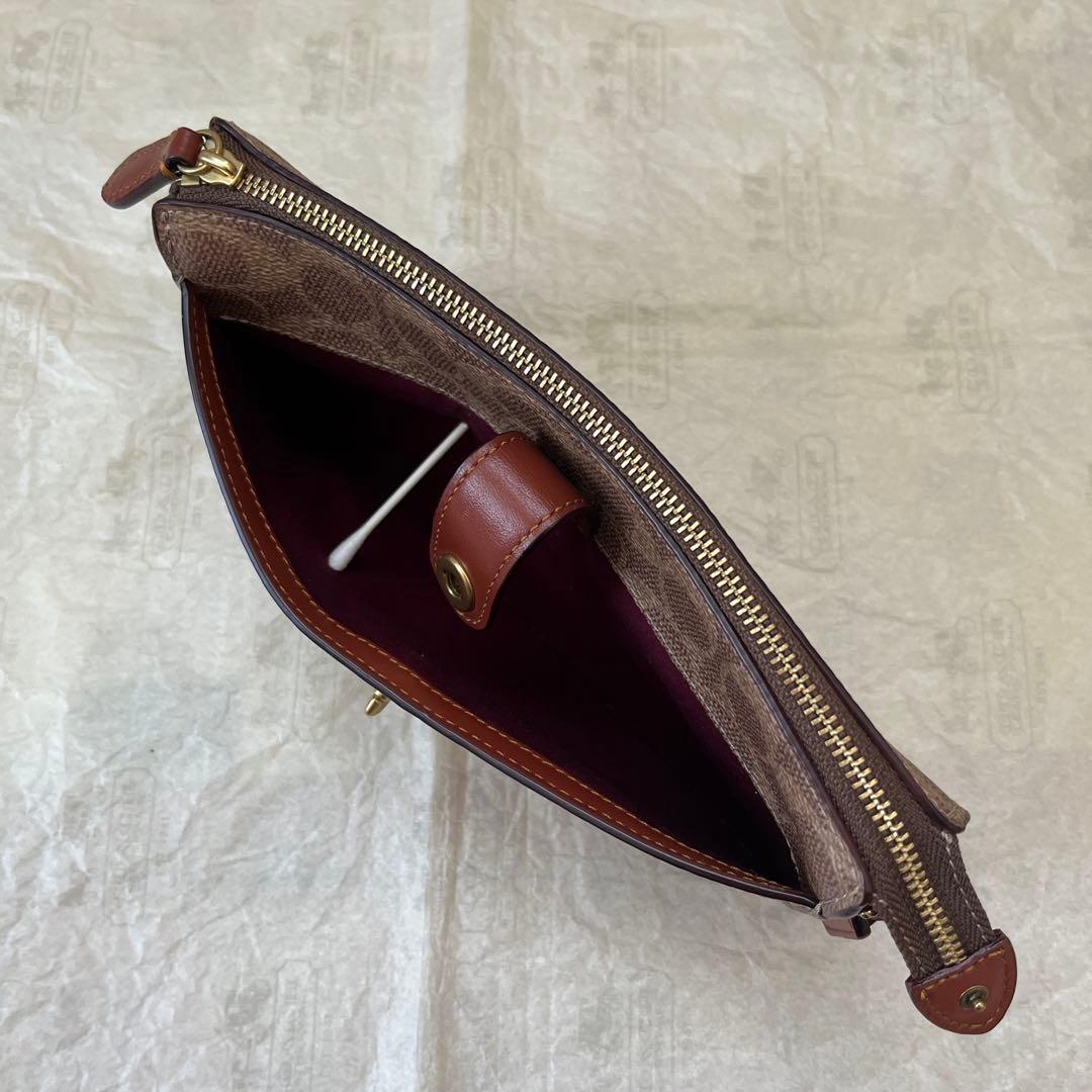 coachコーチ ノア ポップアップ メッセンジャー シグネチャー 極美品