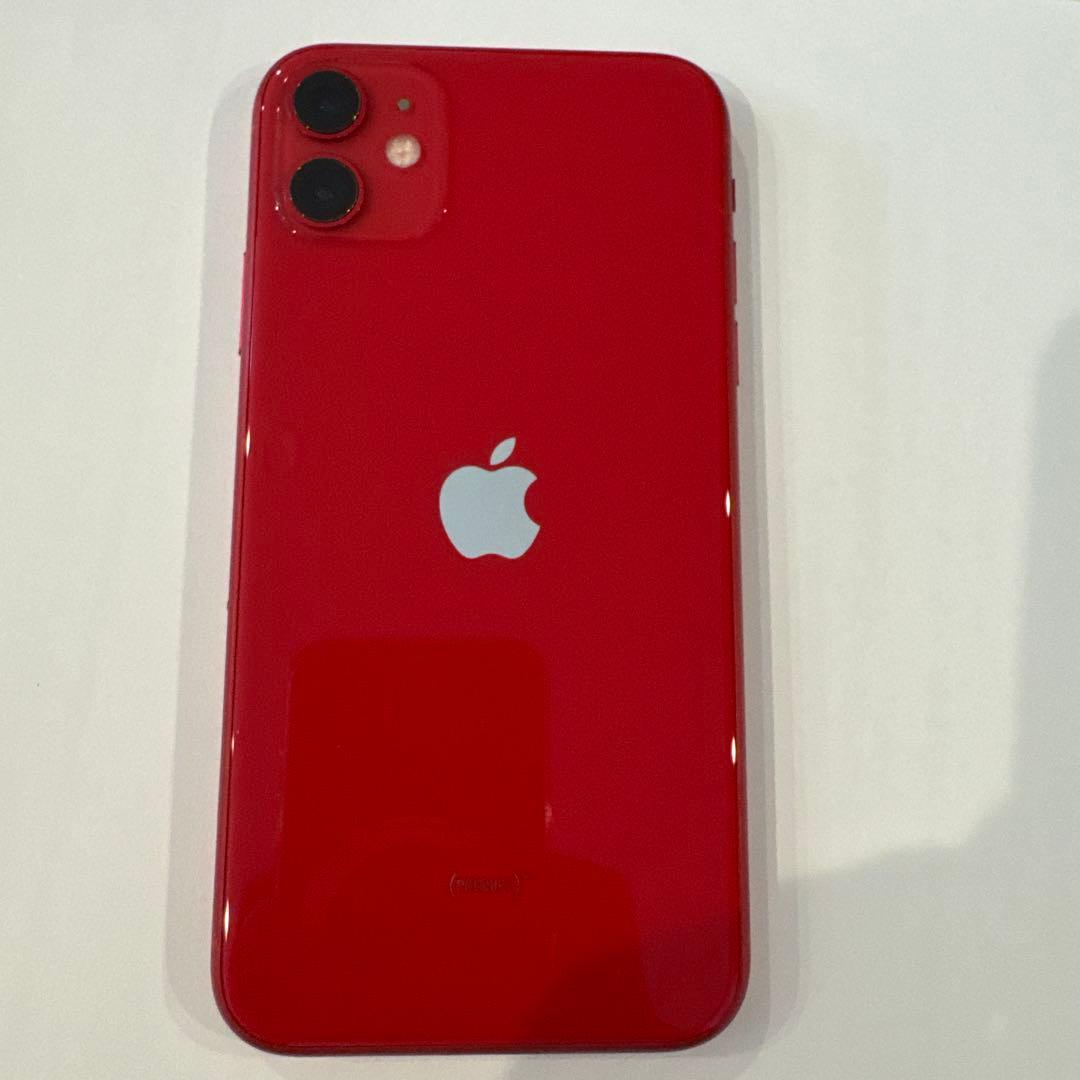 Apple iPhone 11 RED(PRODUCT）64gb 本体