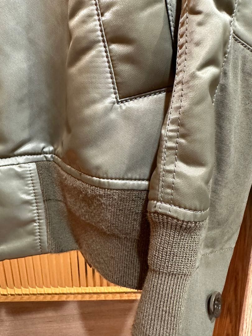 SACAI NYLON TWILL MA-1 BLOUSON サカイ　ブルゾン