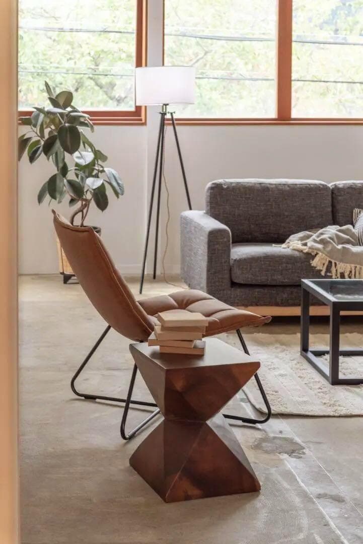 【お値引き品】レインツリー材 ローテーブル サイドテーブル 花台 木製 無垢材