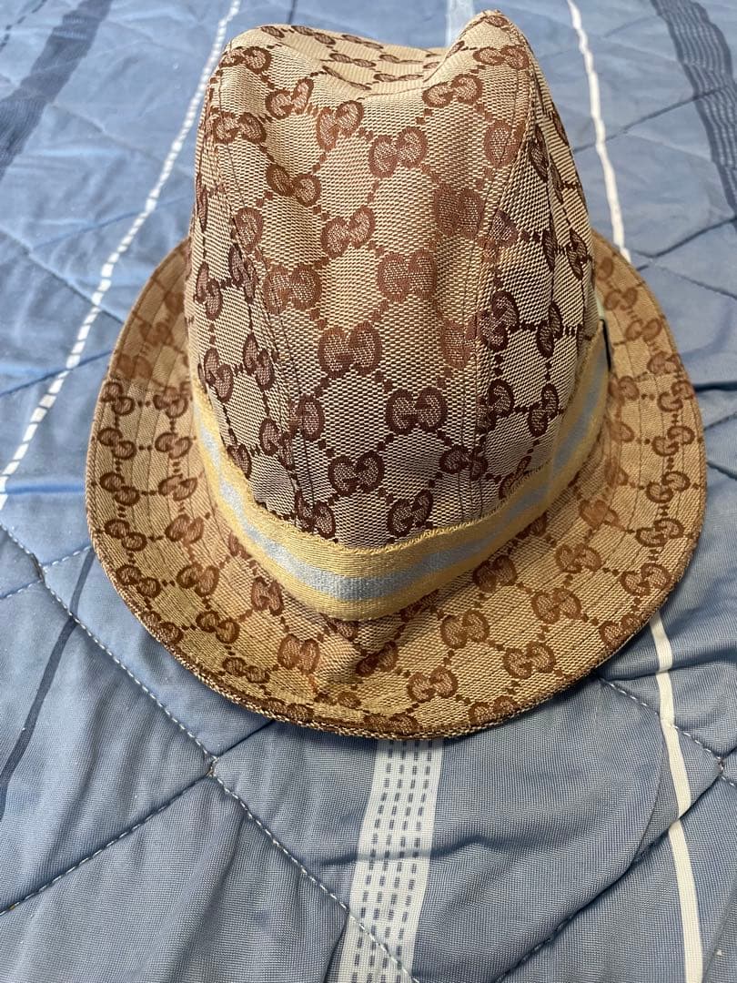 bamiki　GUCCI GGパターン バケットハット ベージュ