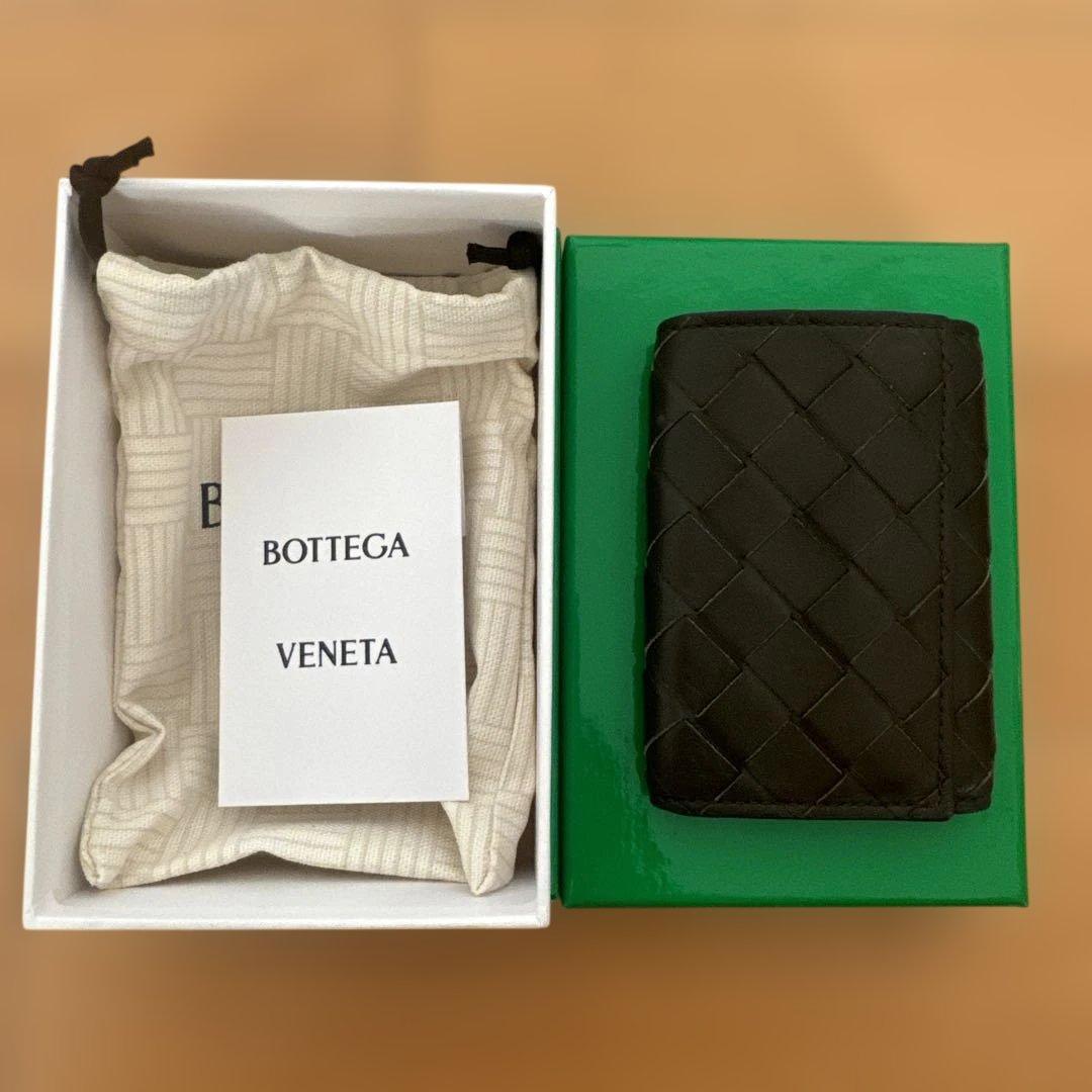Bottega Veneta ブラウン レザー キーケース