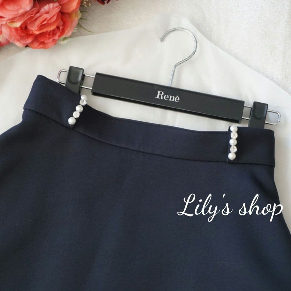 極美品♡ルネ♡ウエストビジュー　スカート