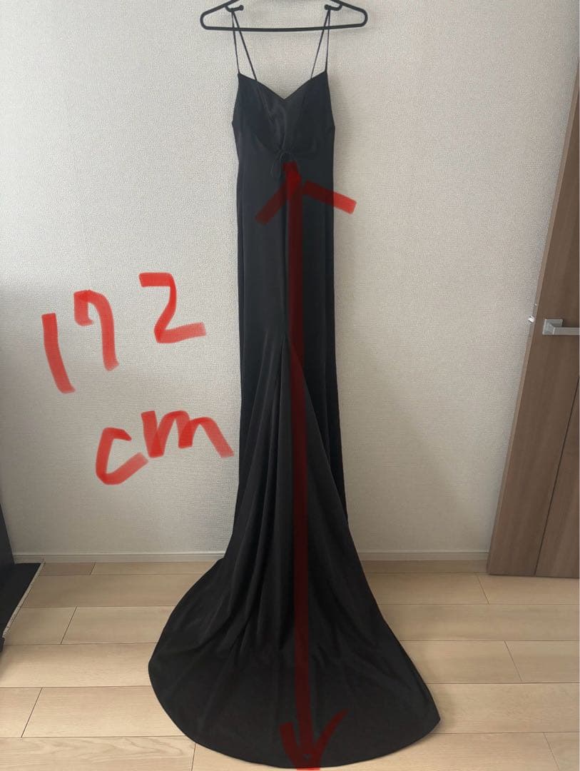 ドレスプロダクション W261BKバッククロス キャミソールドレス