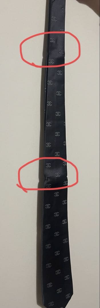CHANEL ネクタイ オリジナルボックス&リボン付き