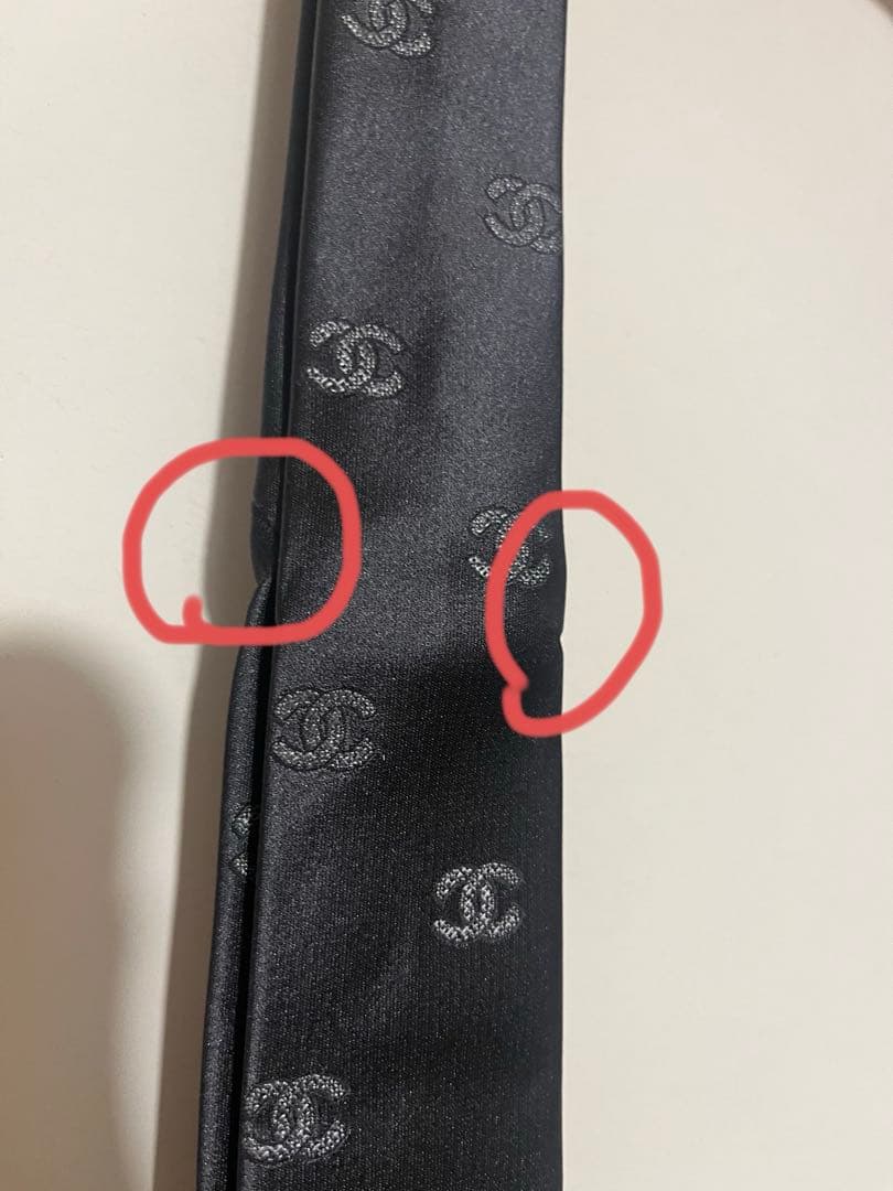 CHANEL ネクタイ オリジナルボックス&リボン付き