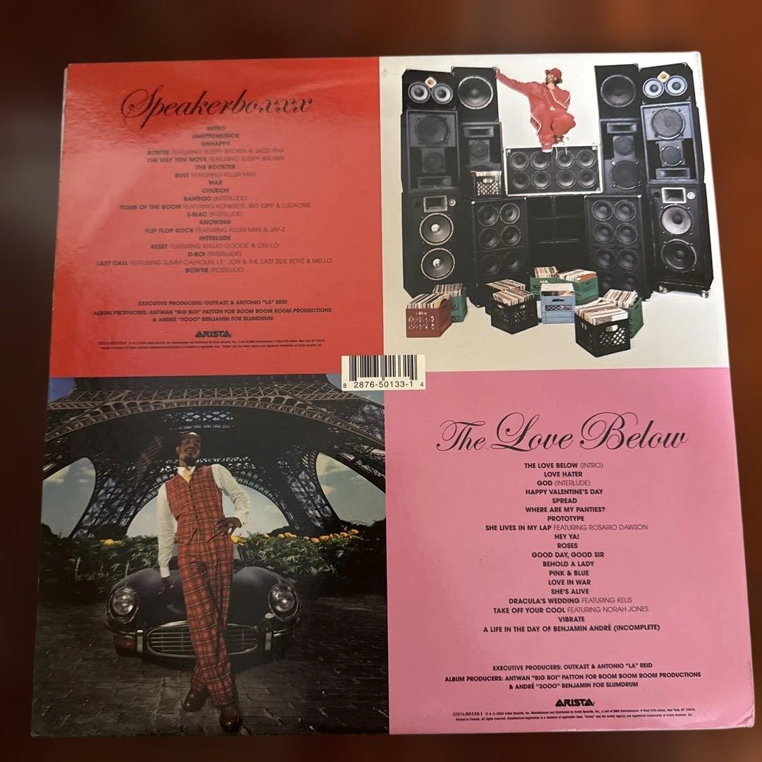 洋楽 OUTKAST Speakerboxxx/The Love Below 4LP