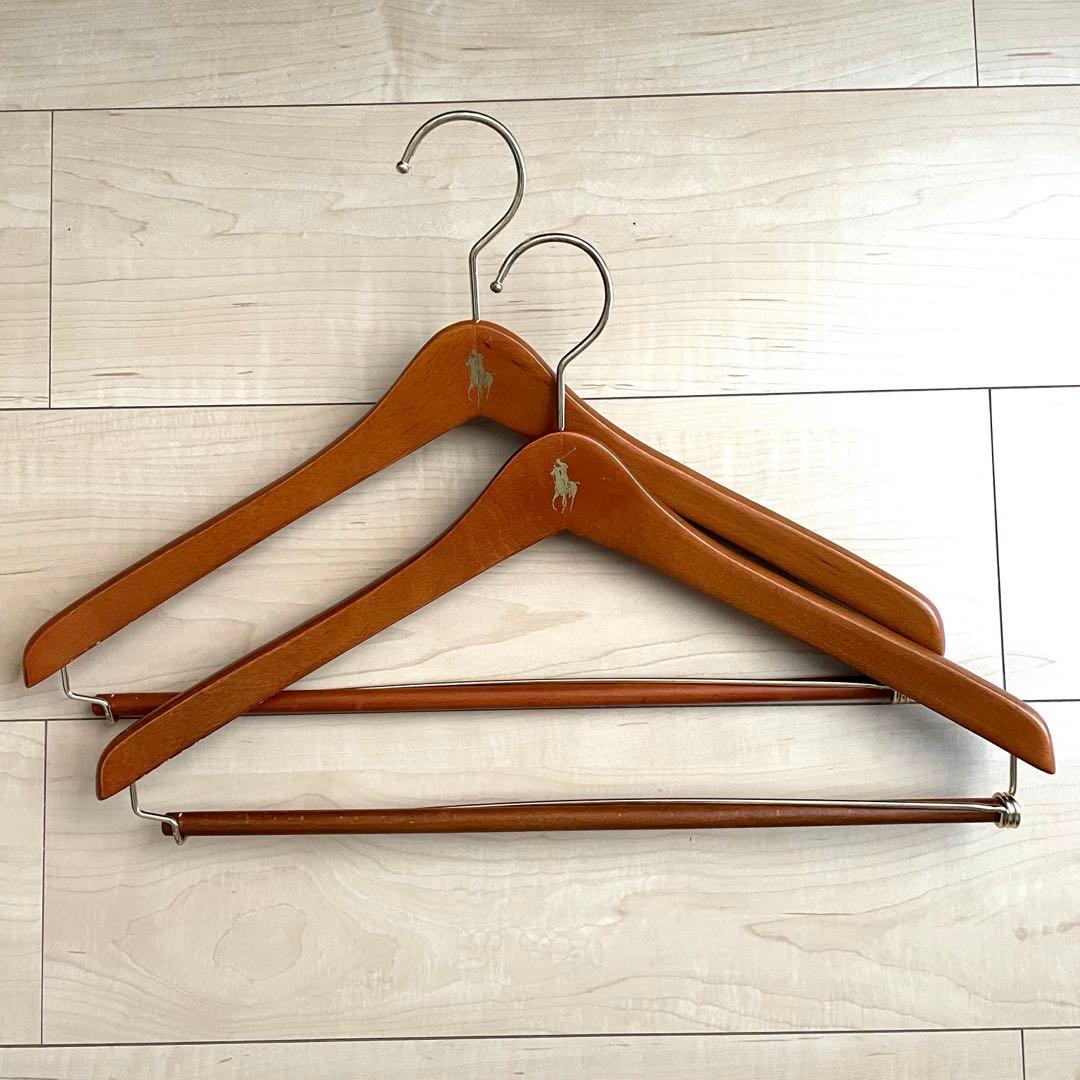 【非売品】ラルフローレン　木製ハンガー　スーツ　ジャケット　ボトムス　セット