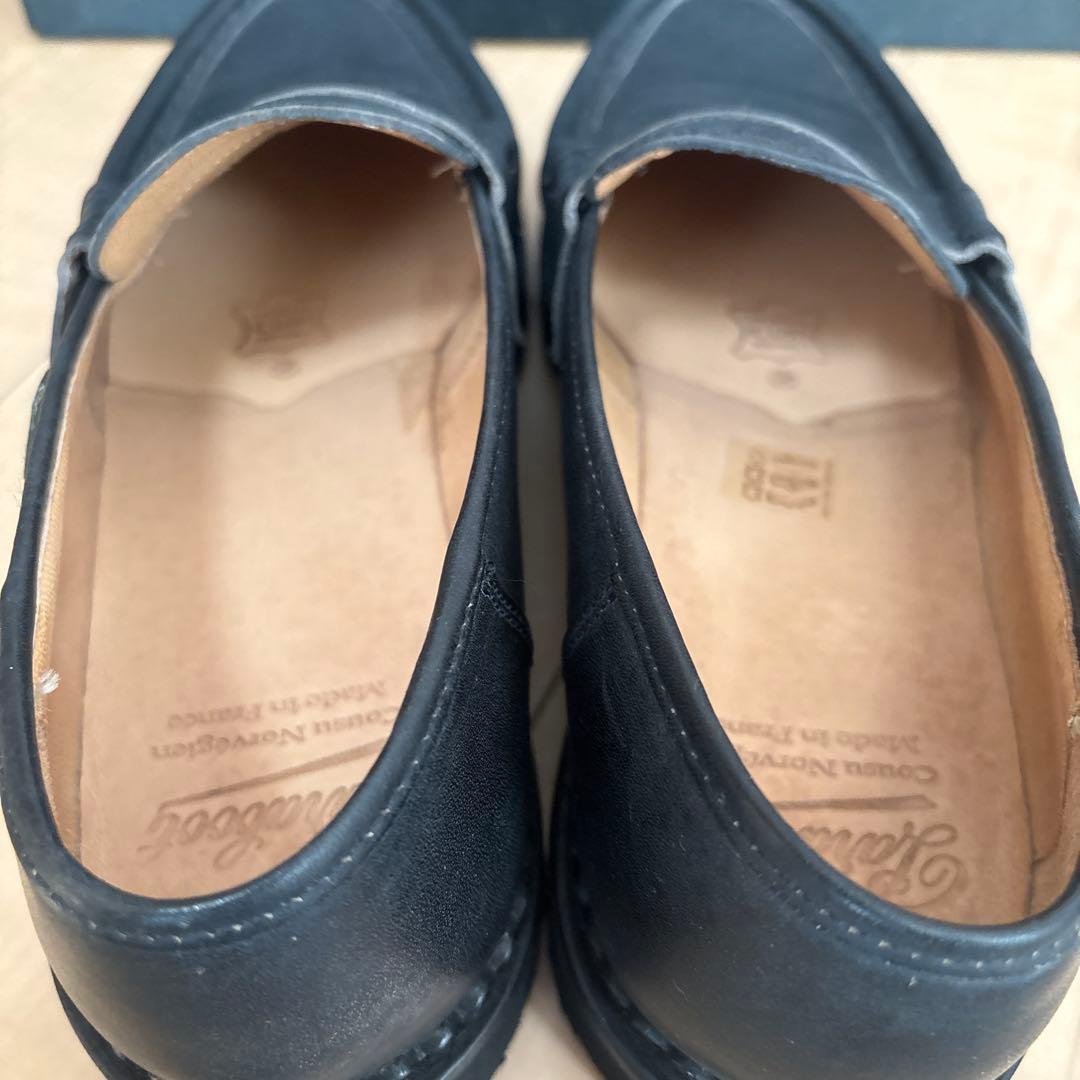 【極美品】パラブーツ　ランス　ブラック　6.5サイズ