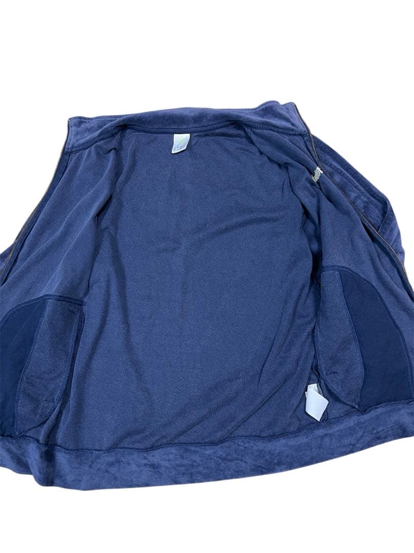 【美品✨希少】adidasネイビー ベロアトラックジャケットy2k グランジM