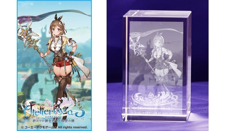 ライザのアトリエ３ ~終わりの錬金術士と秘密の鍵~ プレミアム 3Dクリスタル