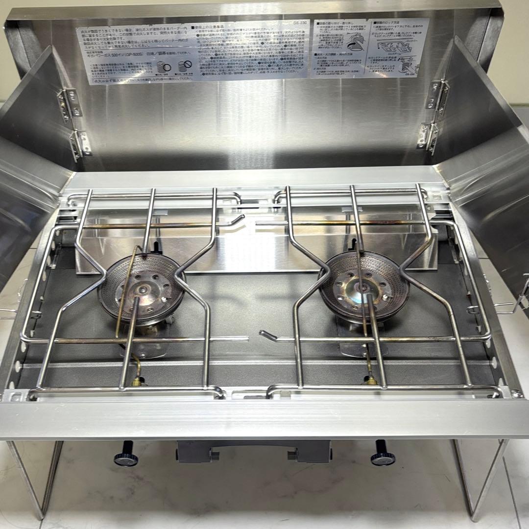 【液出し】スノーピーク ギガパワー ツーバーナー GS-230 収納ケース付