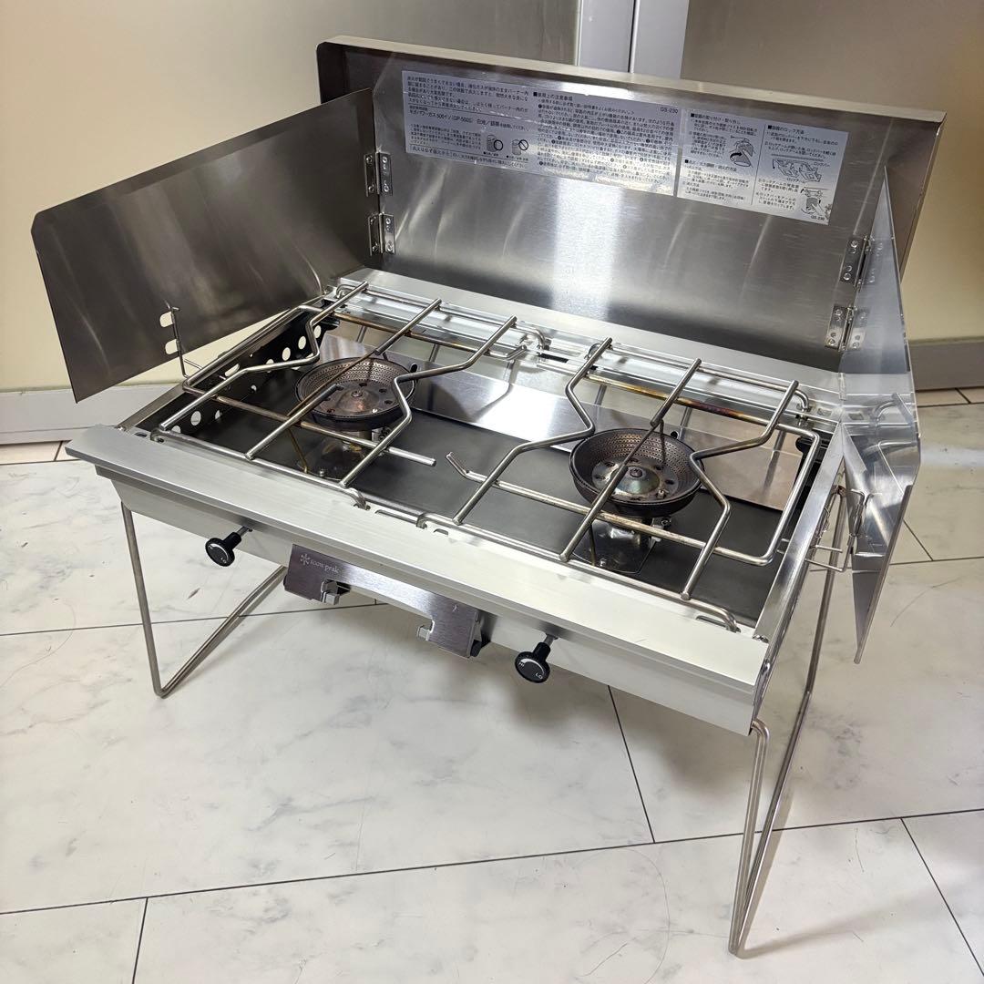 【液出し】スノーピーク ギガパワー ツーバーナー GS-230 収納ケース付