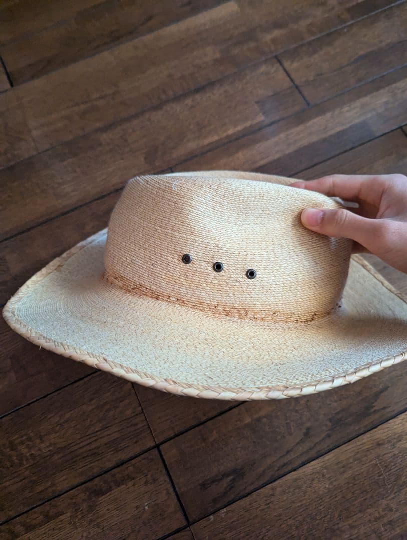 超希少 usa ヴィンテージ ウエスタンハット ストローハット