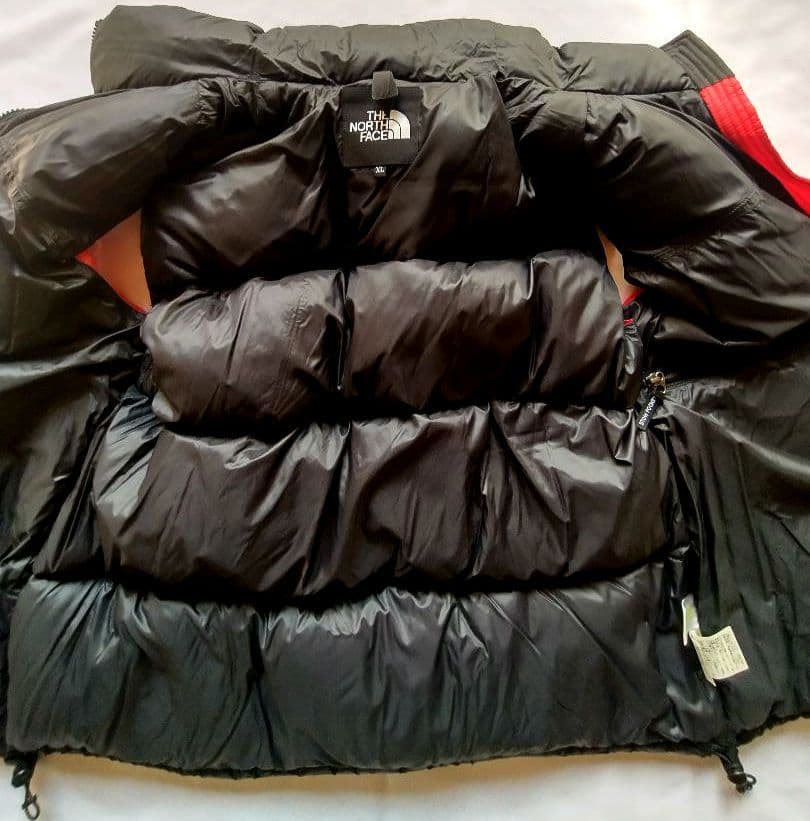 ✨値下げ中✨ノースフェイス　ヌプシ　ダウン　ベスト　赤/黒　ND91309