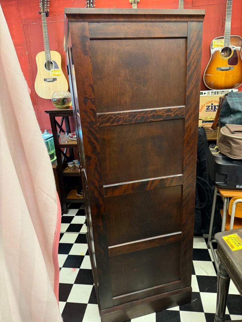 送料込み‼️ 北海道民芸家具 ワードローブ 洋服ダンス 樺材 キャビネット