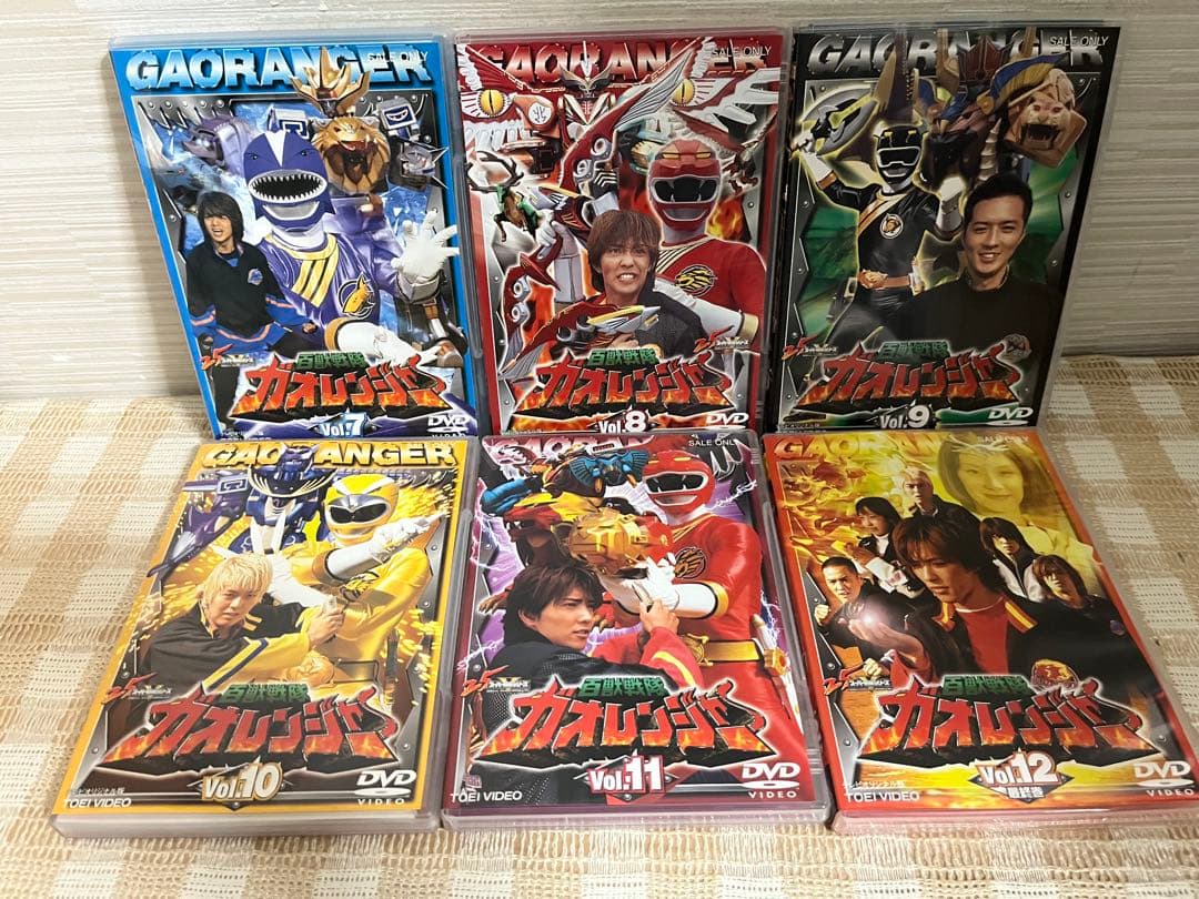 百獣戦隊ガオレンジャー 全12巻セット DVD セル版