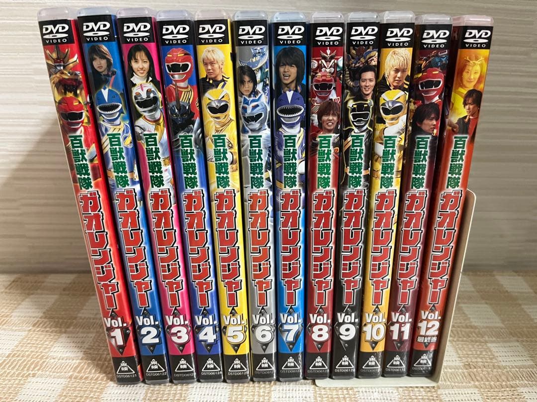 百獣戦隊ガオレンジャー 全12巻セット DVD セル版