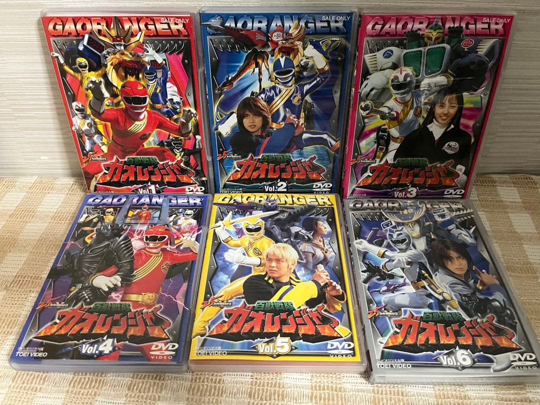 百獣戦隊ガオレンジャー 全12巻セット DVD セル版