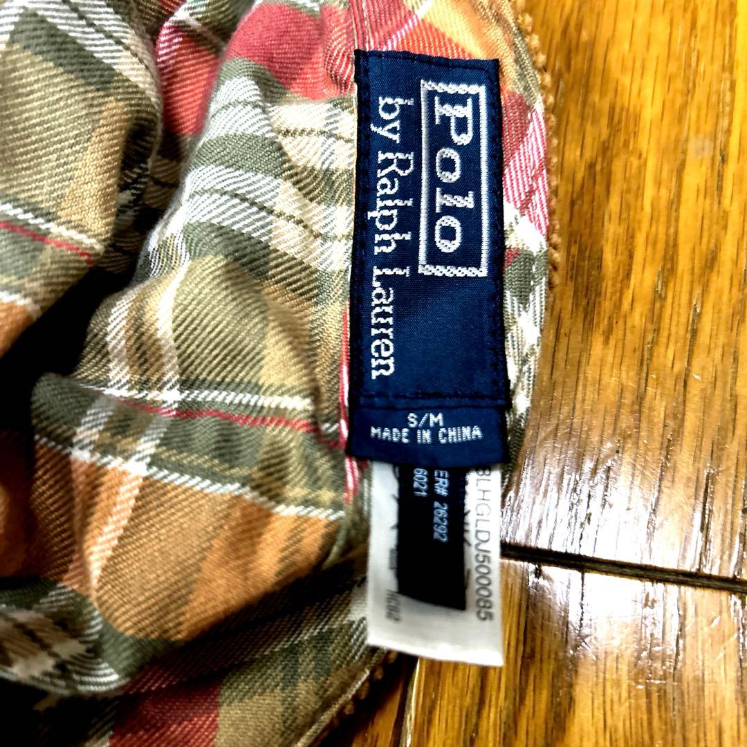 PoLo ラルフローレン　ハンチィン　ベージュ色　コーデュロイ