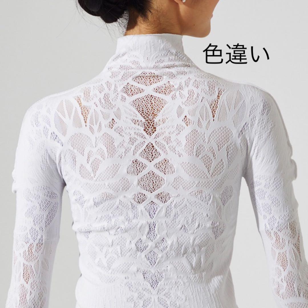 長袖　ハイネック バレエ　ヨガ　社交ダンス　ベリーダンス　スケート　黒