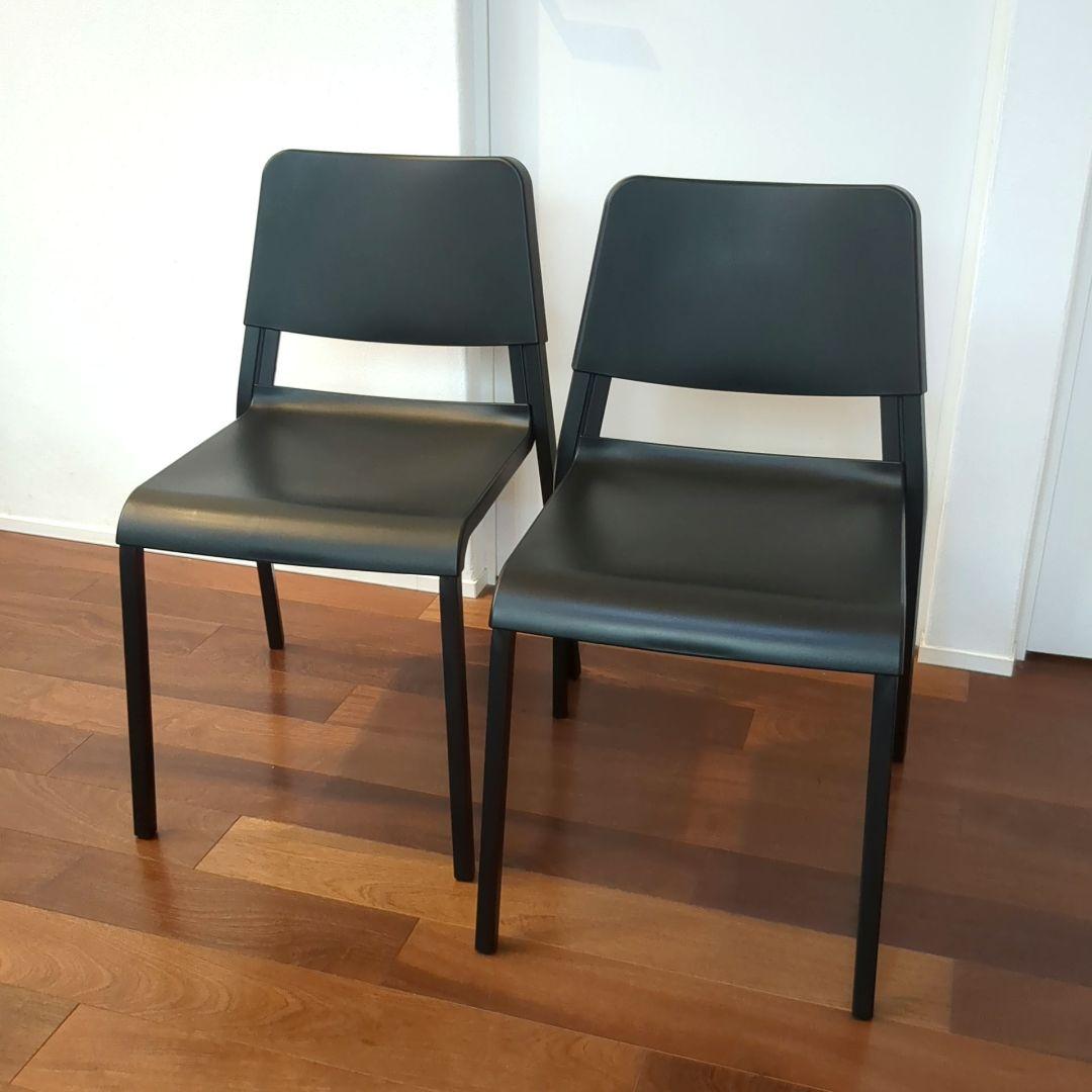 IKEA イケア TEODORES テオドレス ダイニングチェア ブラック