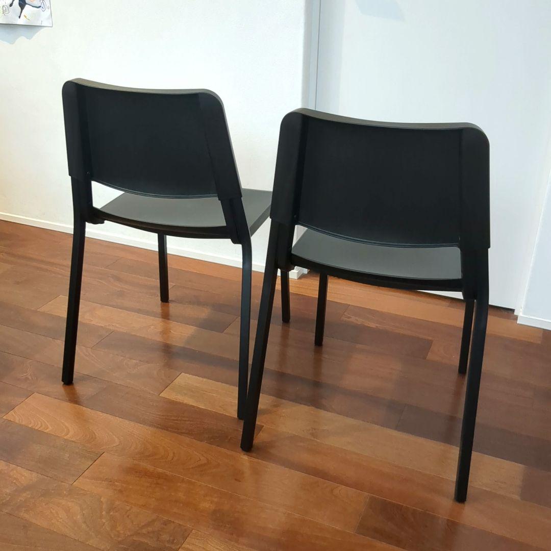 IKEA イケア TEODORES テオドレス ダイニングチェア ブラック