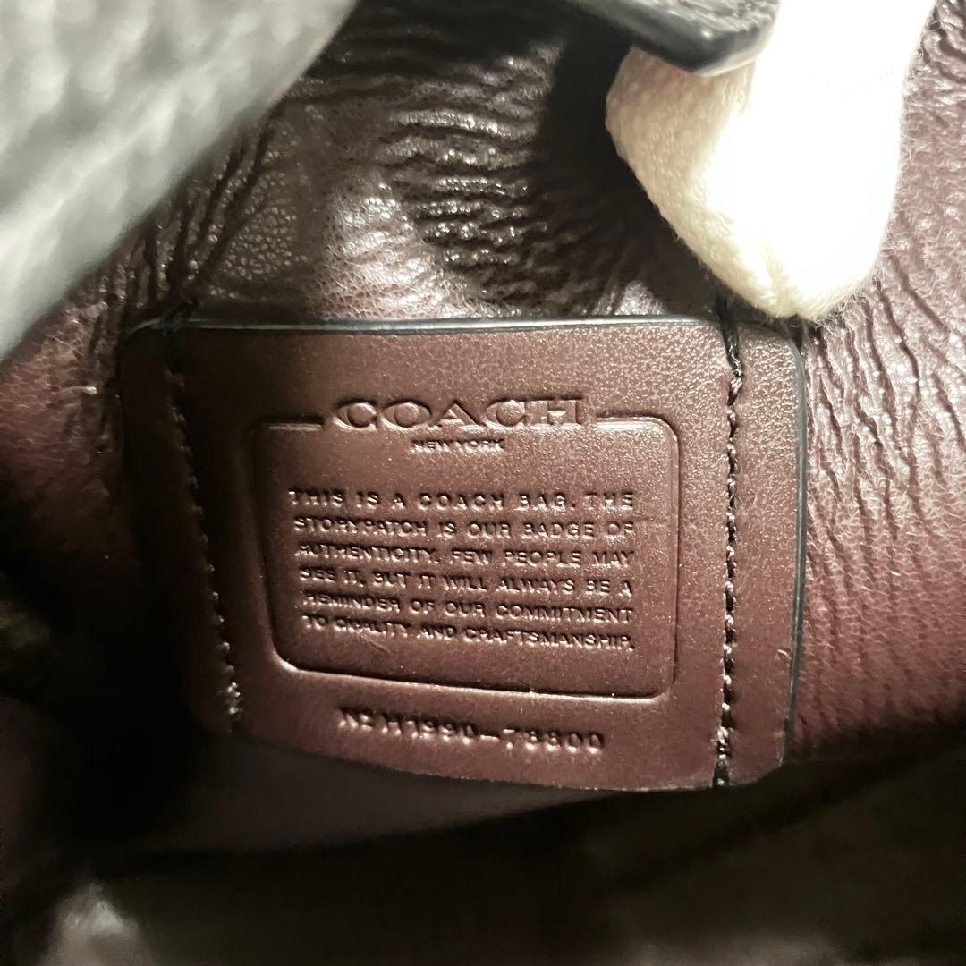 COACH ハドリー ホーボー 2way ショルダーバッグ チャーム レザー