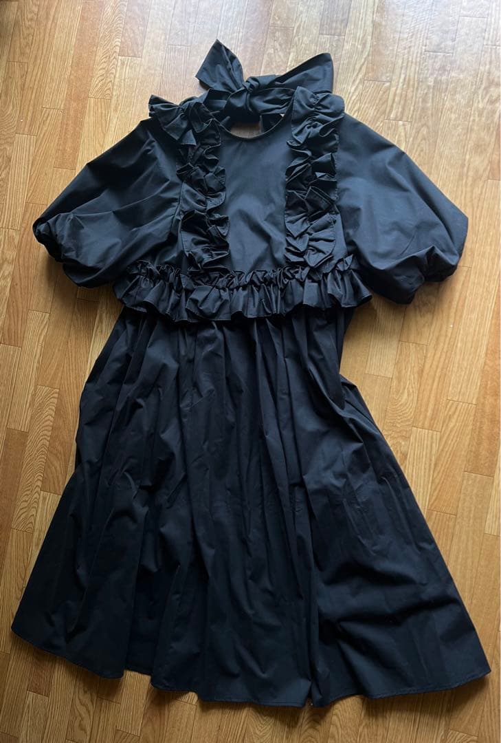 CAROLINA GLASER ボリューム袖ワンピース