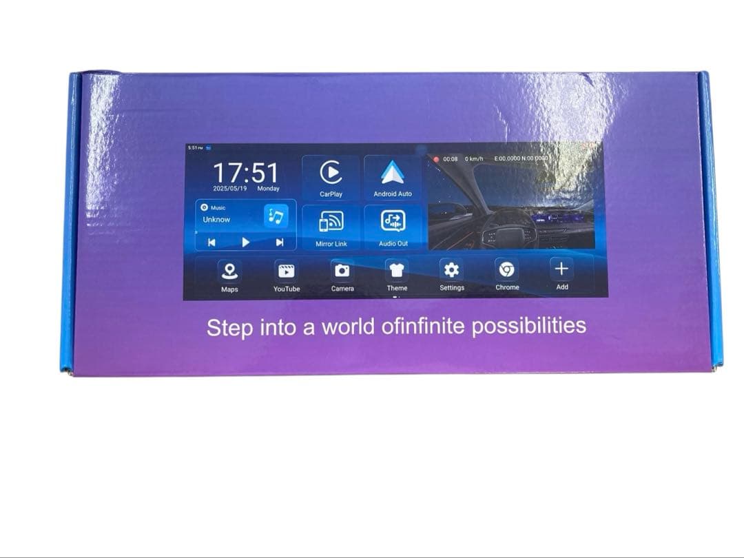 【美品】 NZACE ディスプレイ オーディオ ナビ Carplay ドラレコ