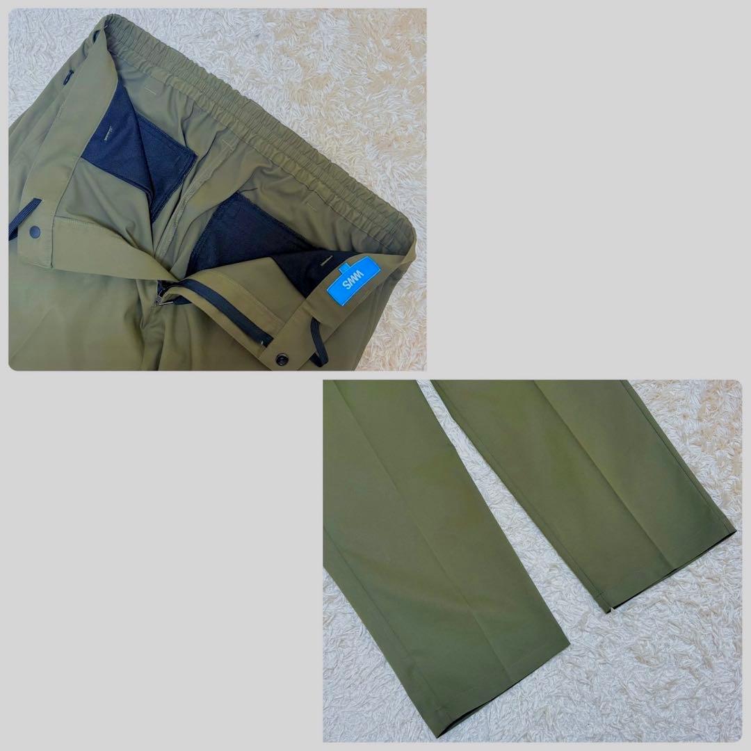 441 希少3L◎WWSセットアップBizスーツ オリーブ カーキ 大きいサイズ