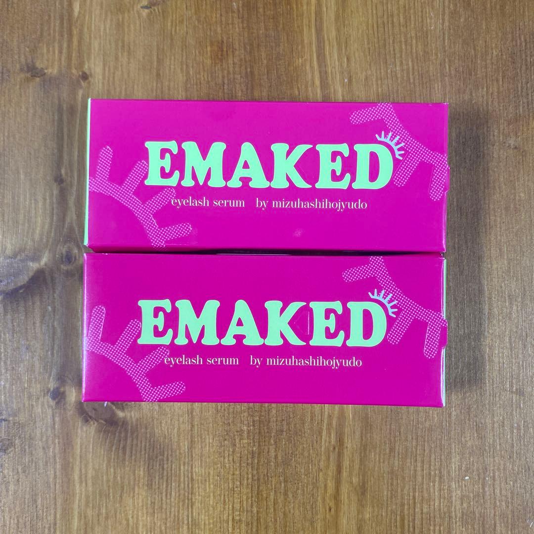 【新品未使用・正規品】EMAKED まつ毛美容液 水橋保寿堂【2本セット】