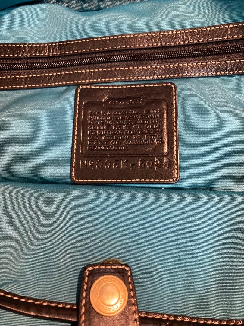 COACH コーチボストンバッグ肩掛け大容量ユニセックス黒C05Kー5084