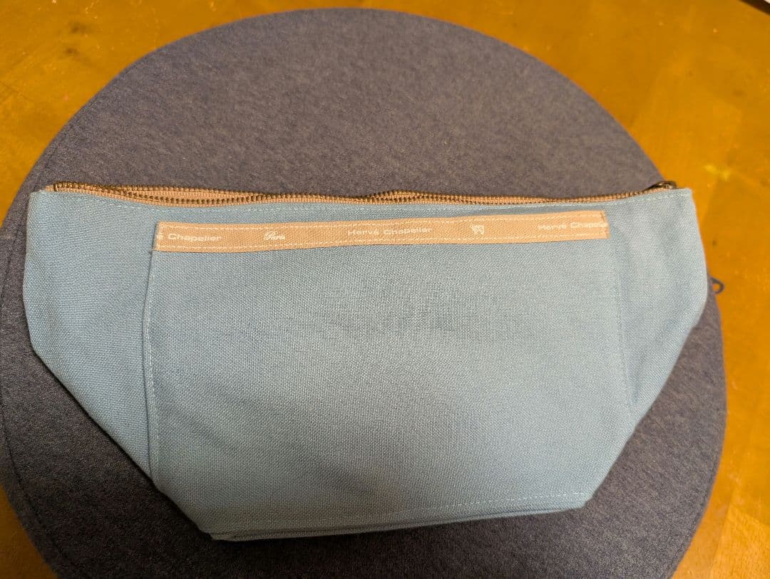 Hervé Chapelier トートバッグ グレー/ブルー