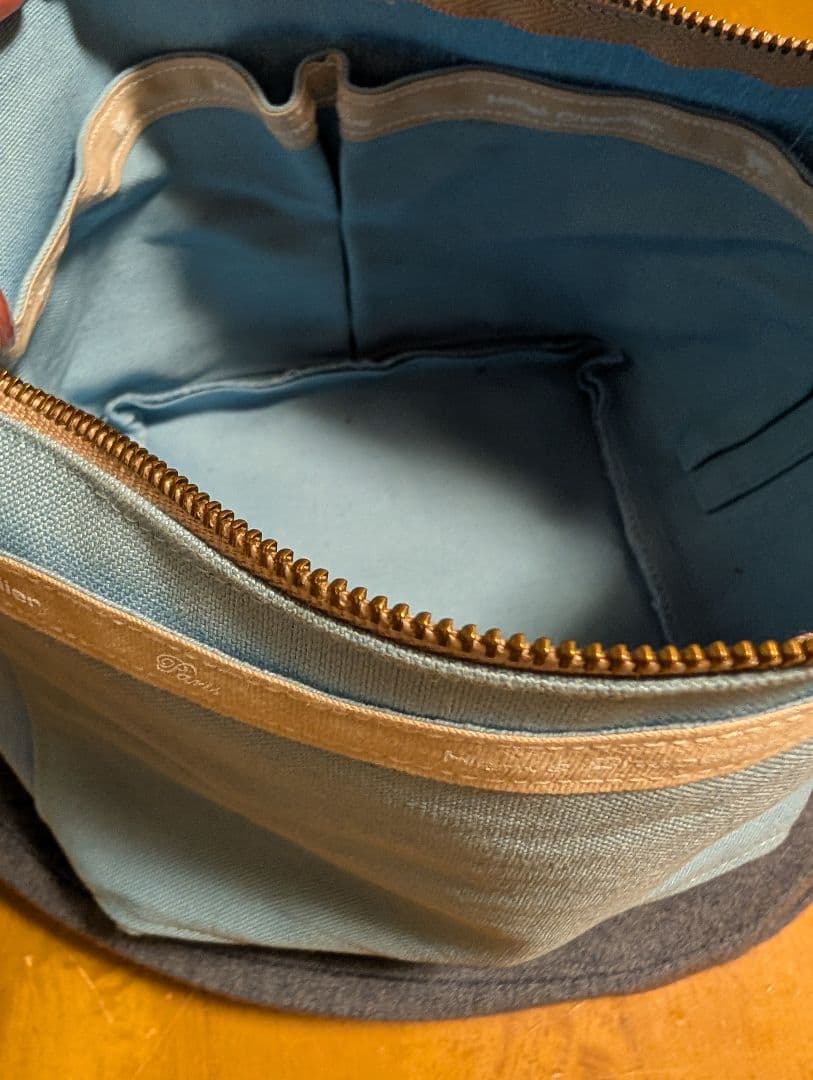 Hervé Chapelier トートバッグ グレー/ブルー