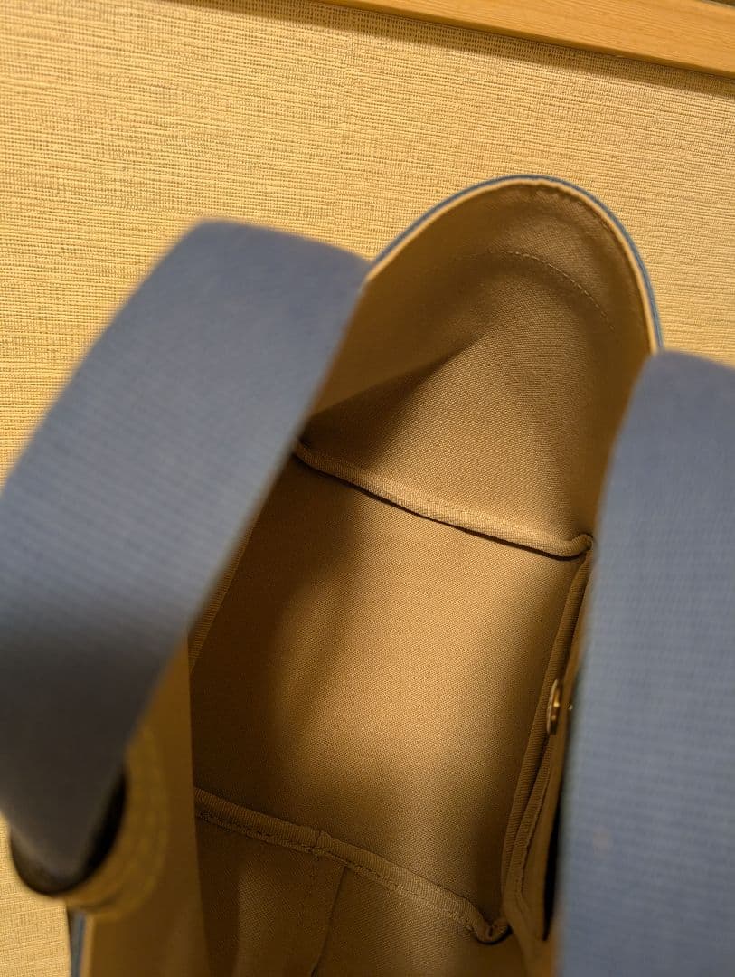 Hervé Chapelier トートバッグ グレー/ブルー