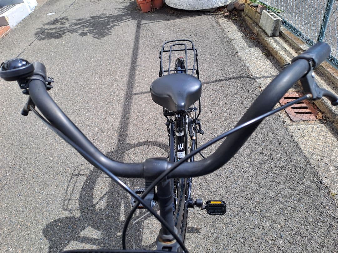 [現地手渡し:仙台] 自転車 asahiシティサイクル 黒 26インチ１年半使用