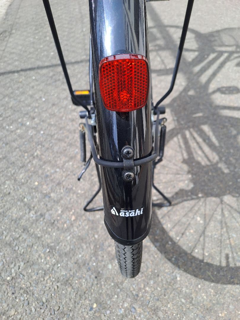 [現地手渡し:仙台] 自転車 asahiシティサイクル 黒 26インチ１年半使用
