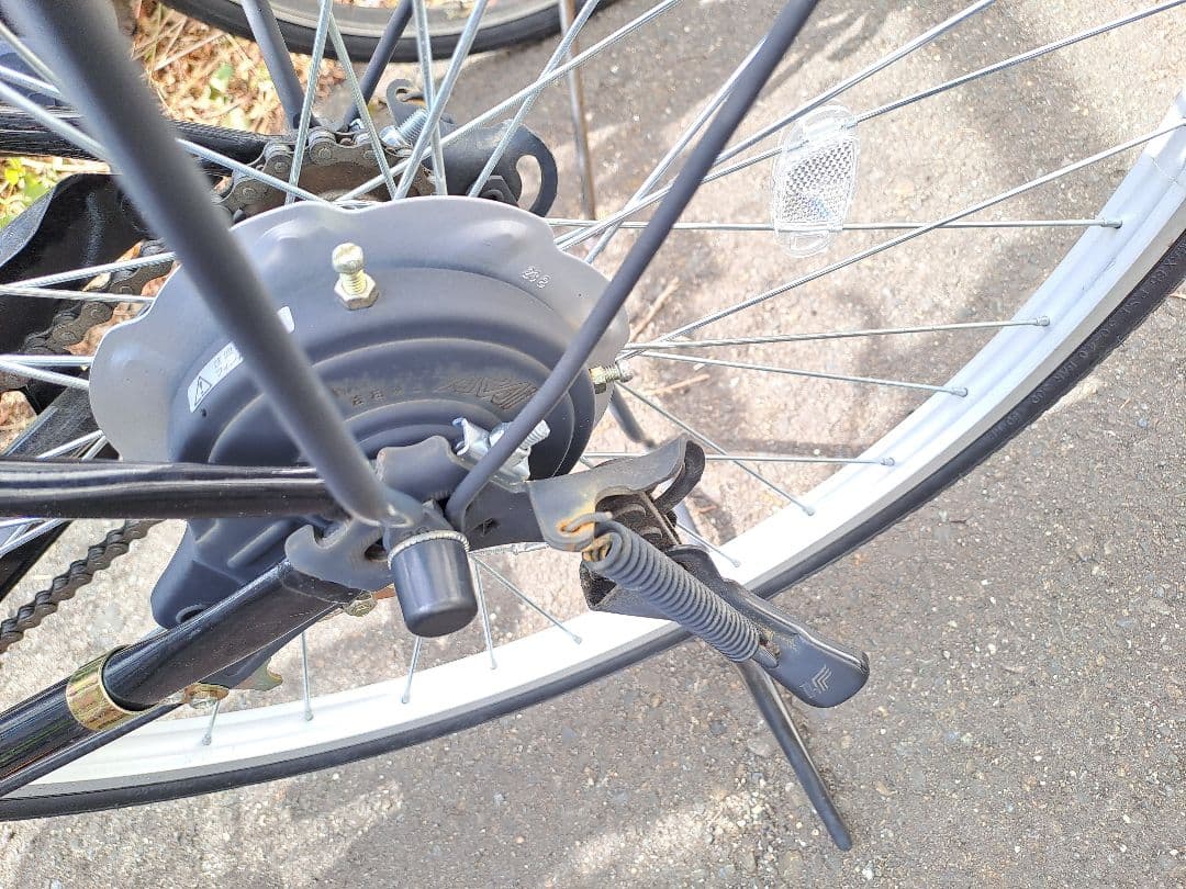 [現地手渡し:仙台] 自転車 asahiシティサイクル 黒 26インチ１年半使用