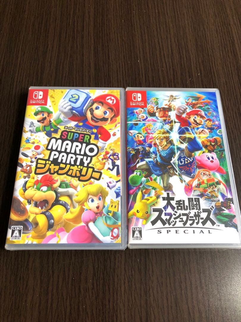 マリオパーティージャンボリー　大乱闘スマッシュブラザーズ　Switch ソフト