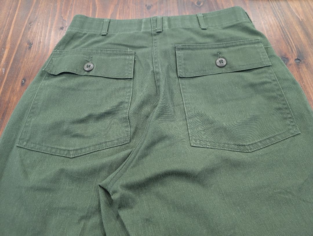 1987年製 アメリカ軍 OG507 32×29 ベイカーパンツ ファティーグ