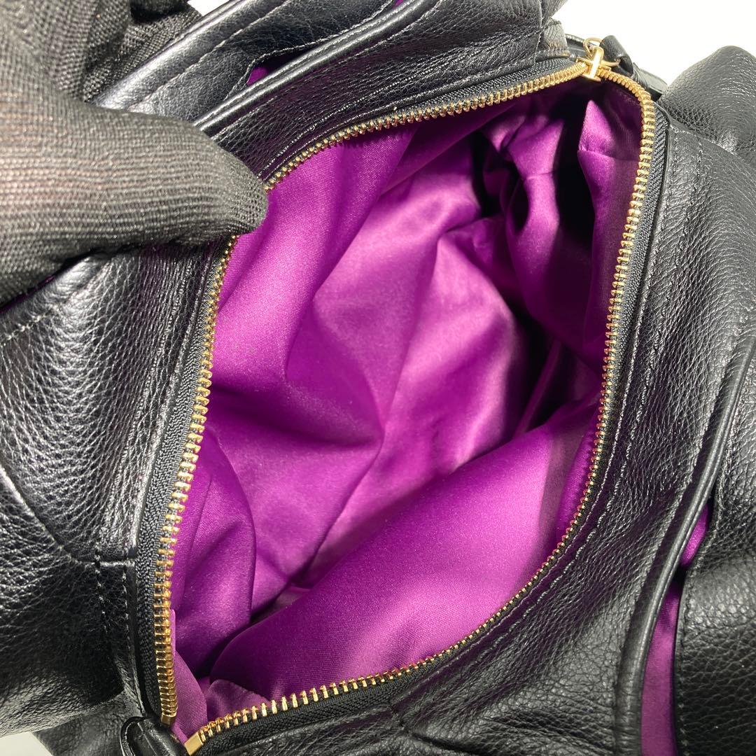 ⭐️美品⭐️コーチ ショルダーバッグ レザー ブラック ゴールド 肩掛け