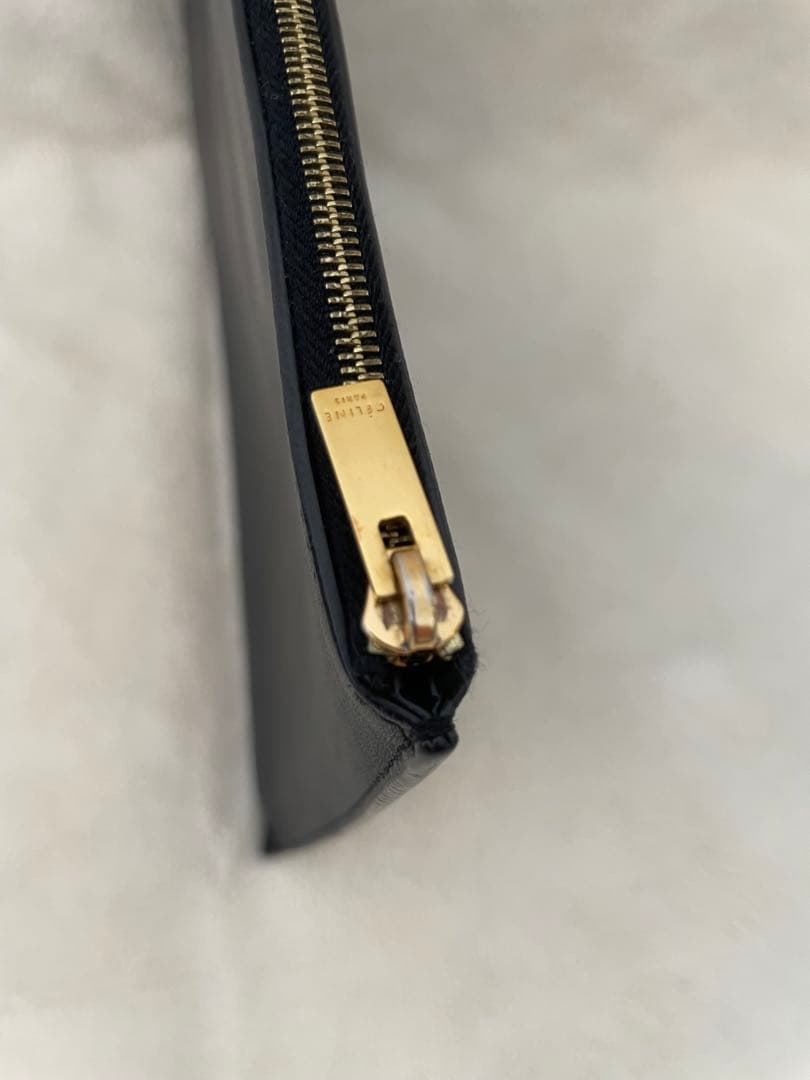 CELINE セリーヌ クラッチバッグ　レザー　フィービー　バイカラー