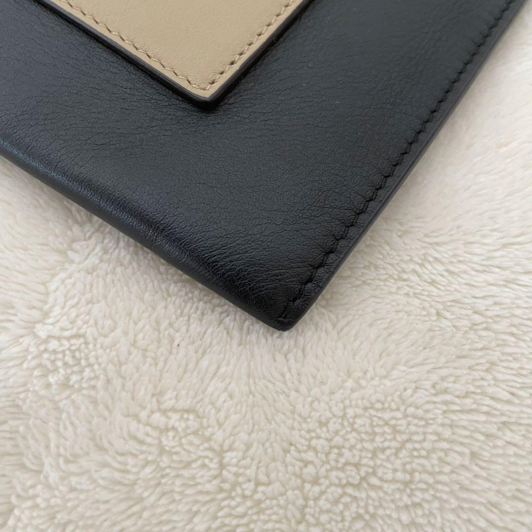 CELINE セリーヌ クラッチバッグ　レザー　フィービー　バイカラー