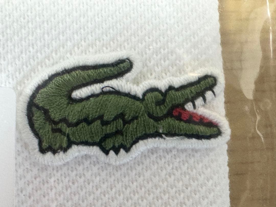 ラコステポロシャツ①白　L1212 クラシックフィット US XL FR6