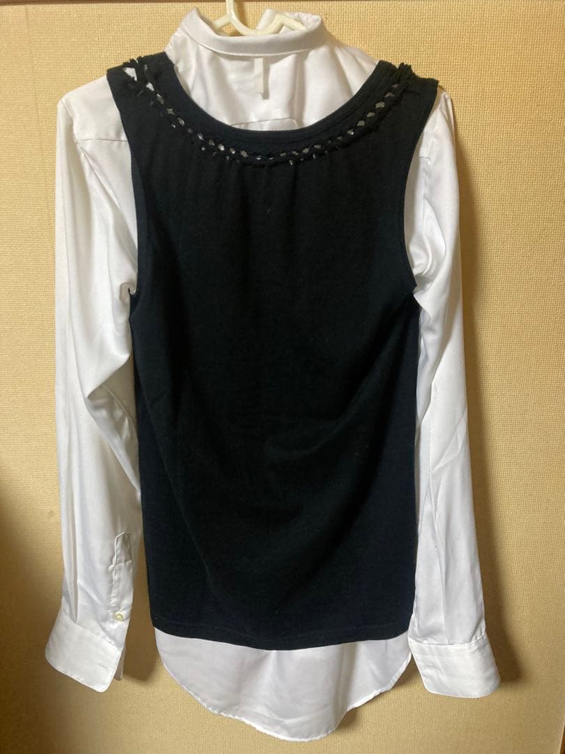 ナンバーナイン 編み込みタンクトップ黒 サイズ1