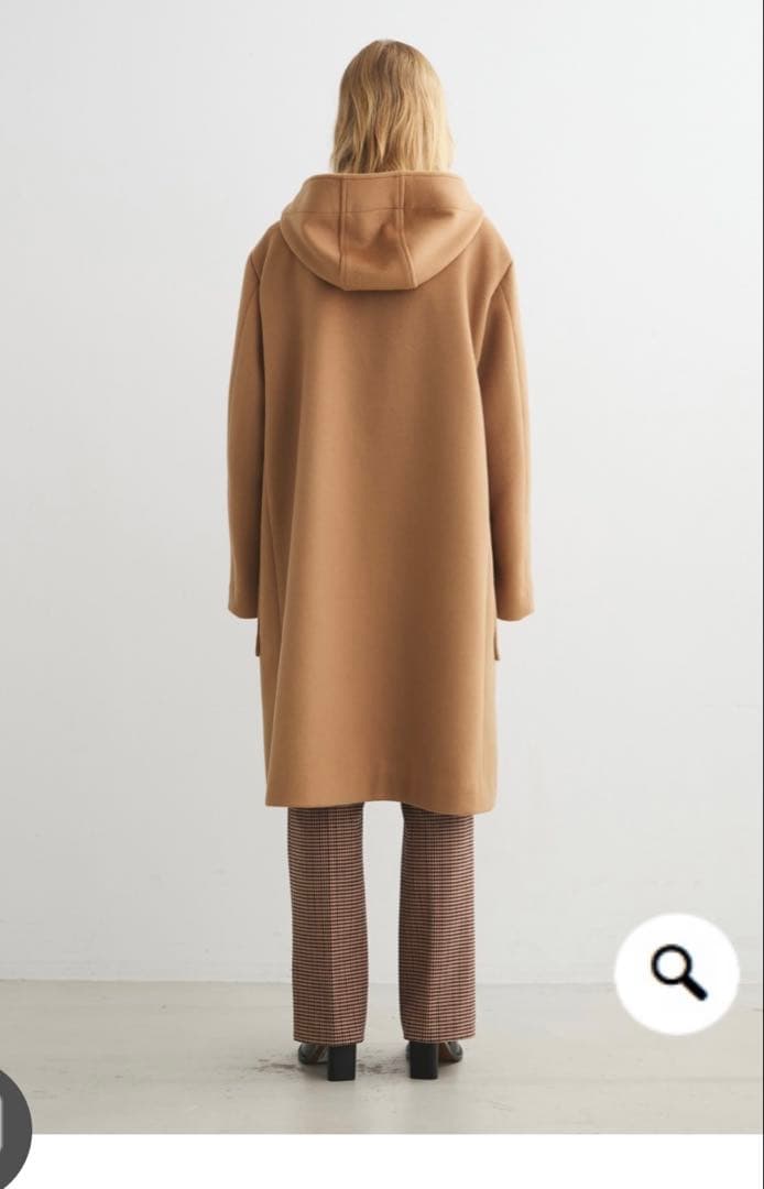 値下げ！ スリードッツ　ウールビーバーフーデットコート　theee dots